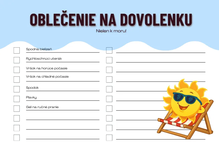 oblecenie na dovolenku